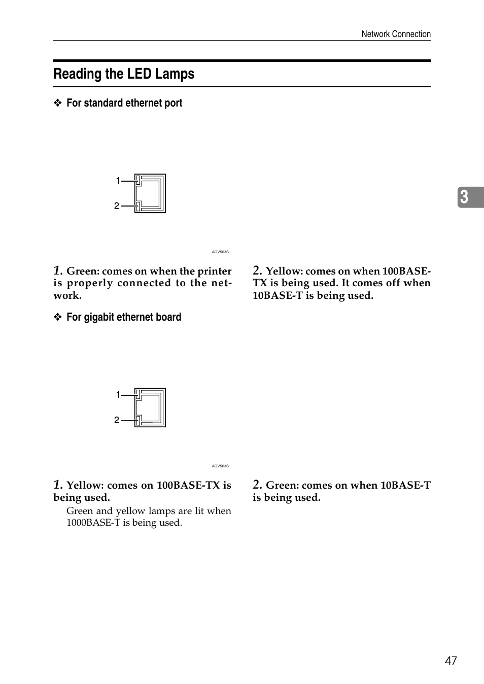 Reading the led lamps | HP AFICIO SP 8100DN User Manual | Page 58 / 157