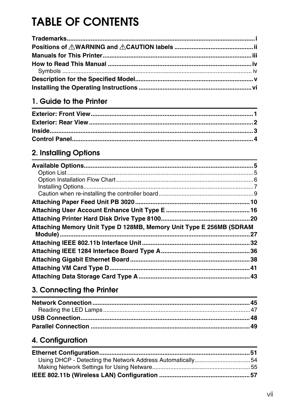HP AFICIO SP 8100DN User Manual | Page 8 / 157