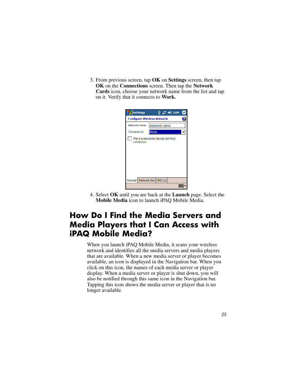 HP IPAQ RX3000 User Manual | Page 29 / 60