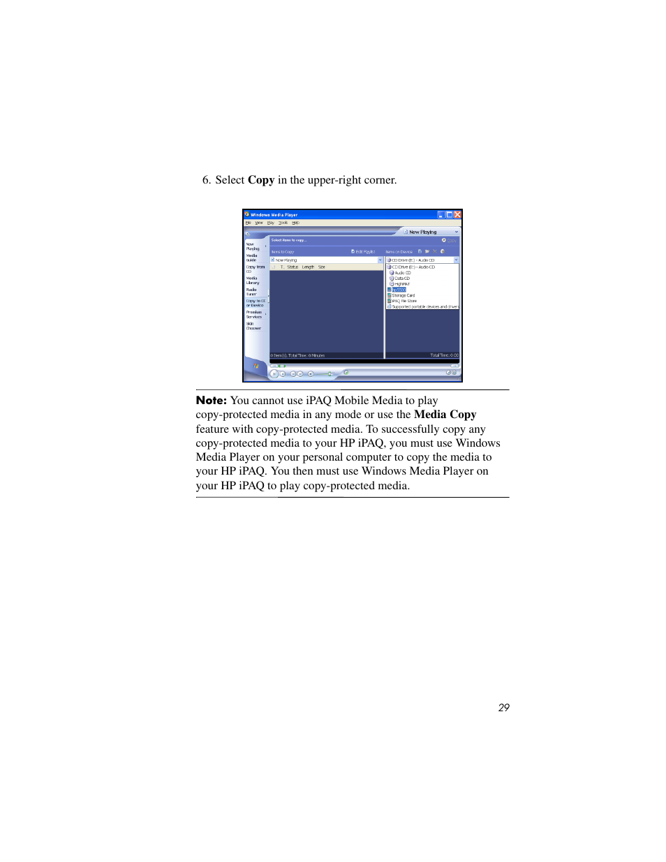 HP IPAQ RX3000 User Manual | Page 33 / 60