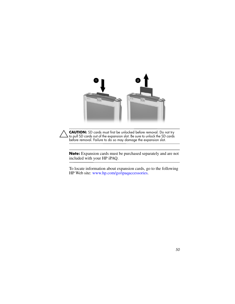 HP IPAQ RX3000 User Manual | Page 54 / 60