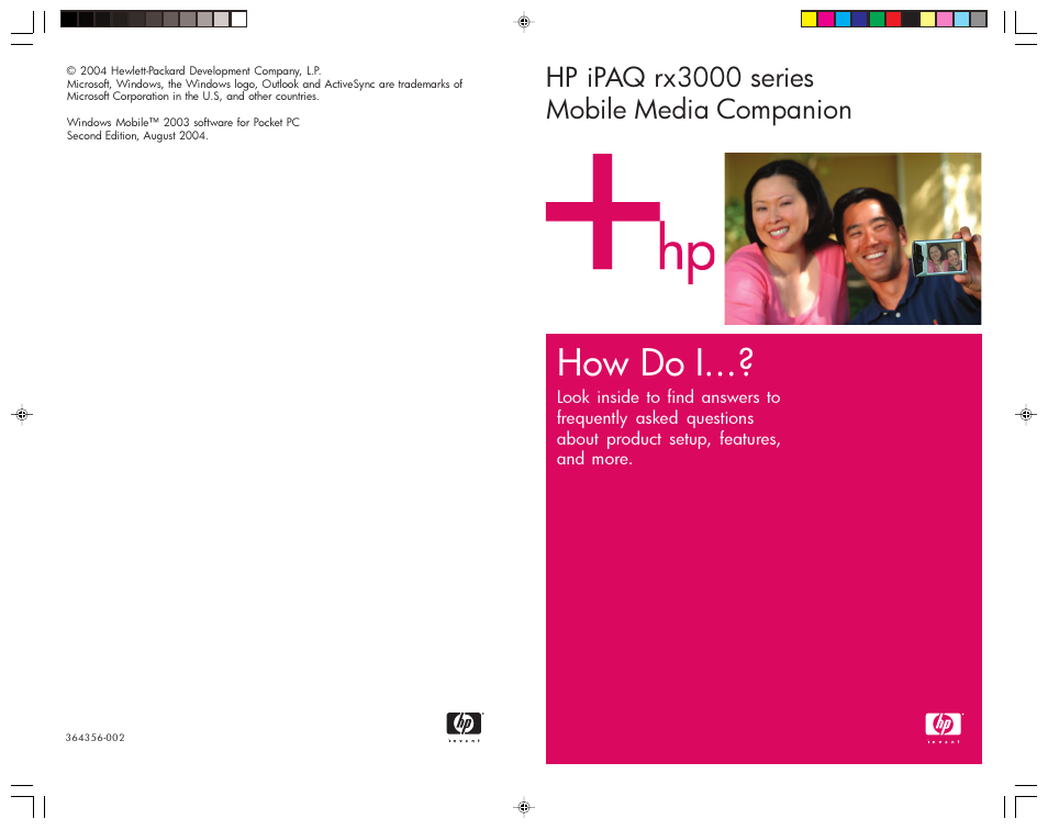 How do i, Hp ipaq rx3000 series mobile media companion | HP IPAQ RX3000 User Manual | Page 60 / 60