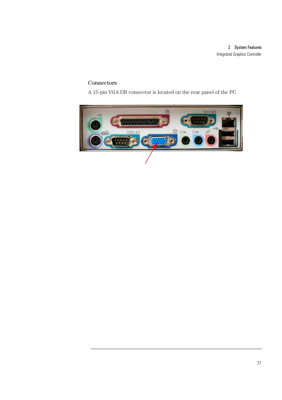 Connectors | HP Vectra VL400 User Manual | Page 27 / 64