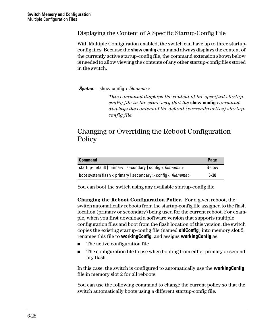 HP 2910AL User Manual | Page 136 / 618