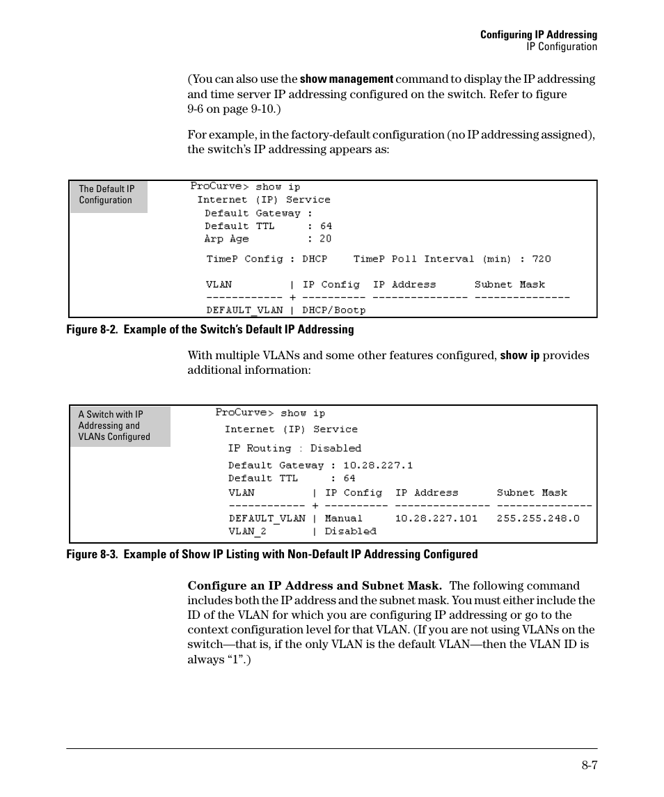 HP 2910AL User Manual | Page 171 / 618