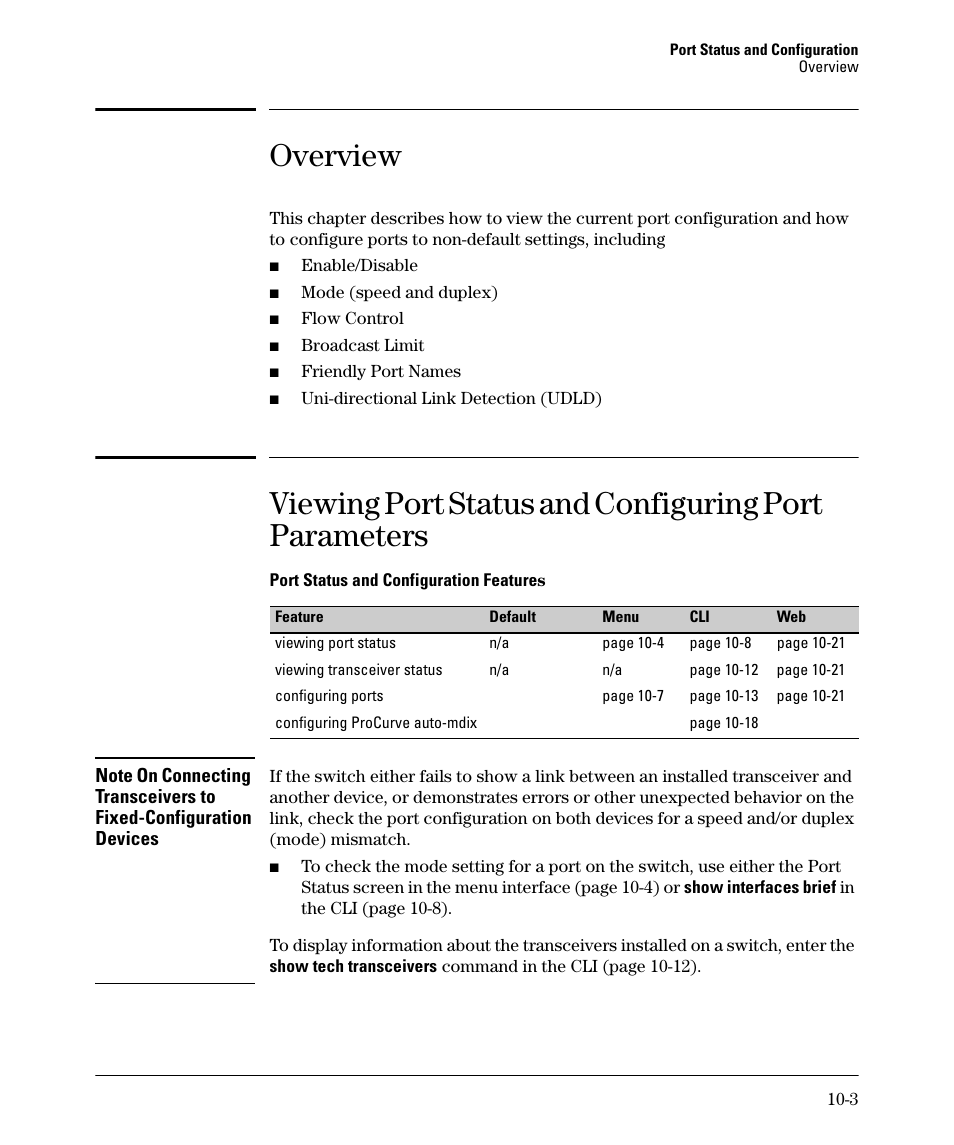 Overview | HP 2910AL User Manual | Page 217 / 618