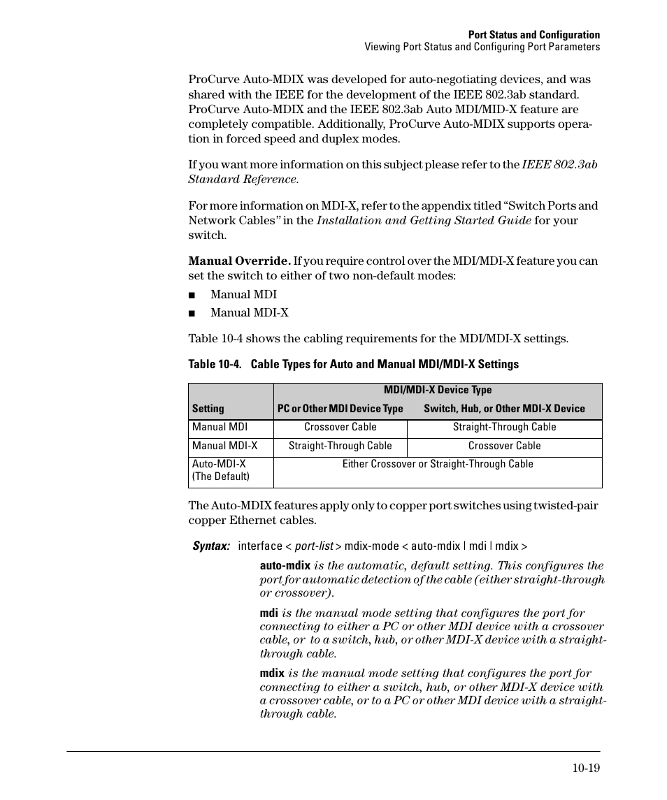 HP 2910AL User Manual | Page 233 / 618