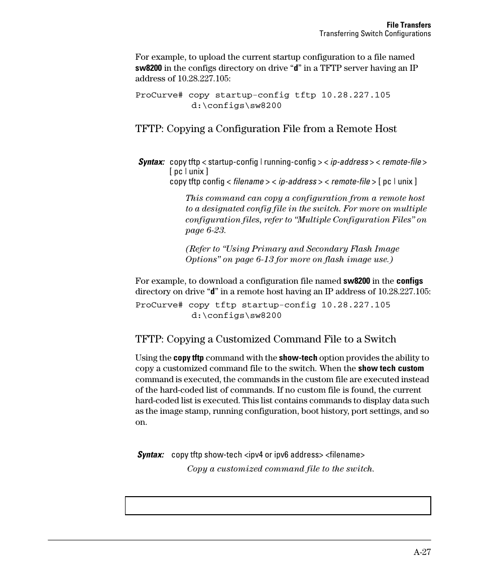 A-27 | HP 2910AL User Manual | Page 439 / 618