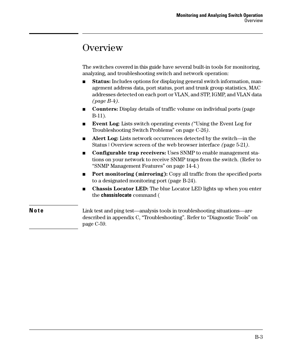 Overview | HP 2910AL User Manual | Page 459 / 618