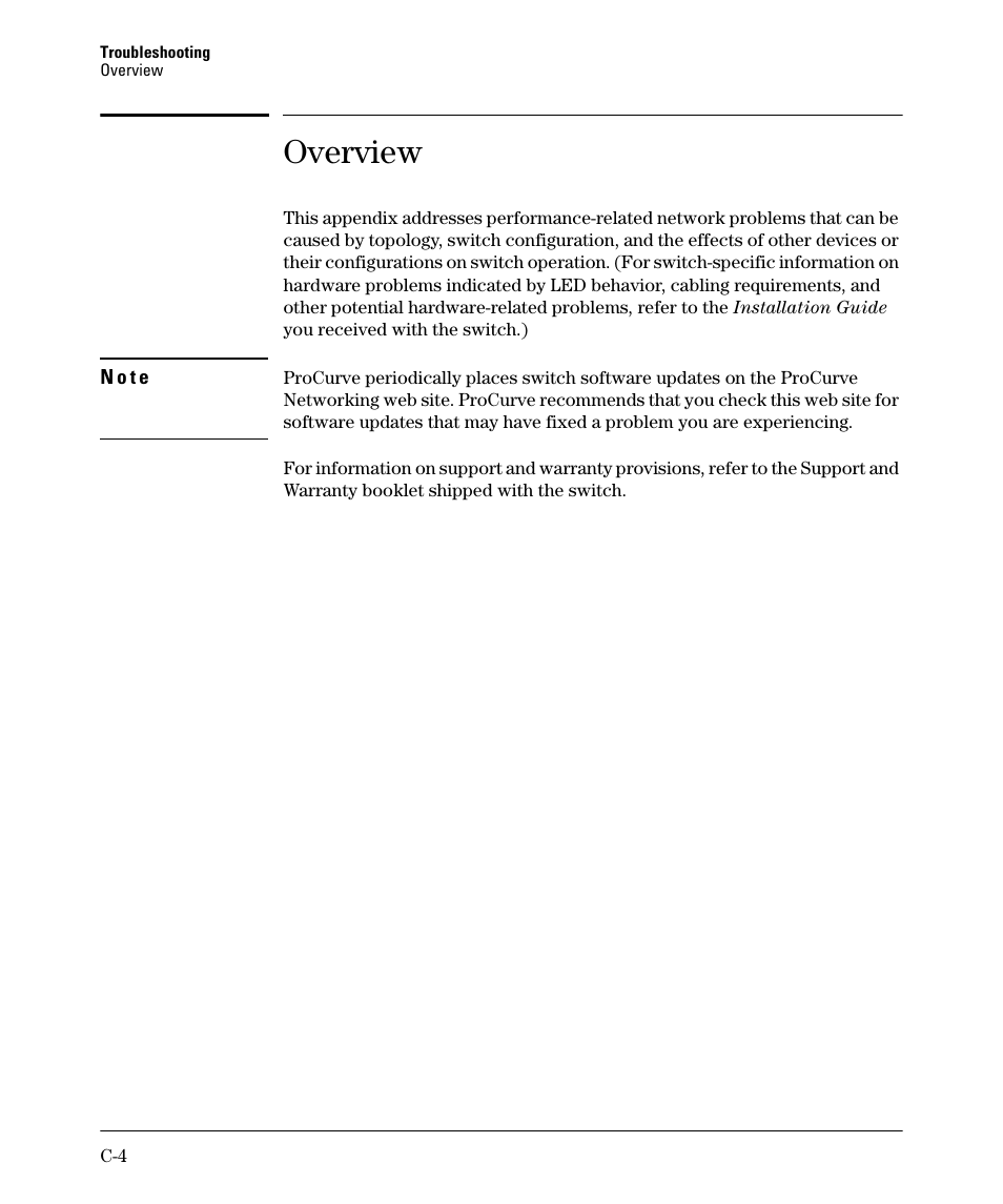 Overview | HP 2910AL User Manual | Page 492 / 618