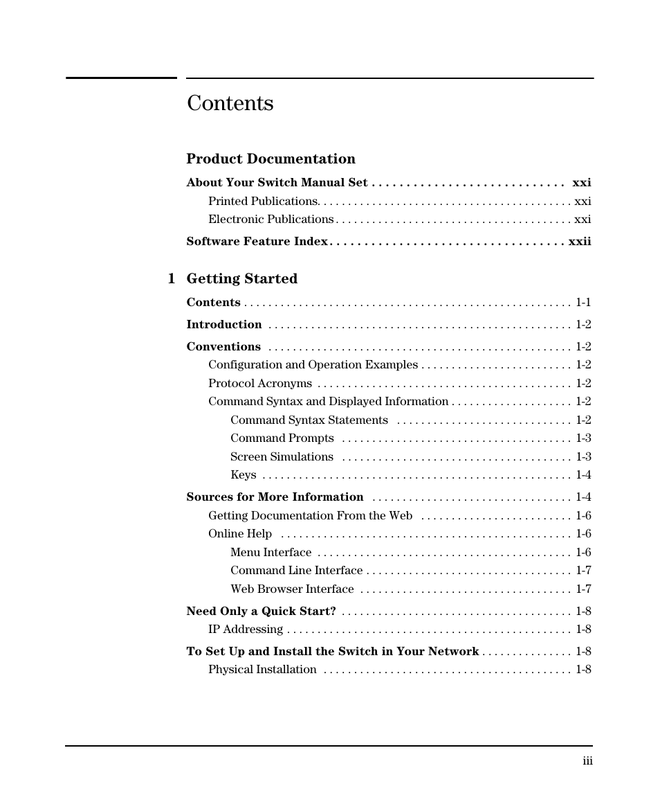 HP 2910AL User Manual | Page 5 / 618