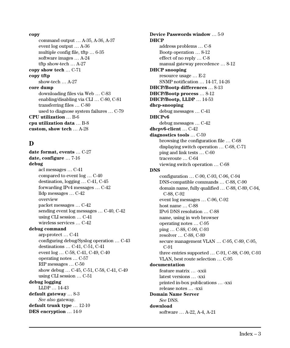 HP 2910AL User Manual | Page 605 / 618