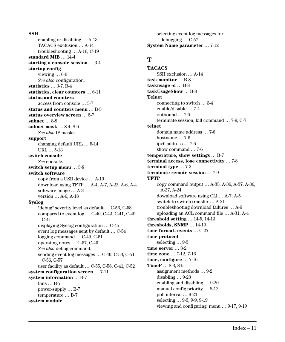 HP 2910AL User Manual | Page 613 / 618