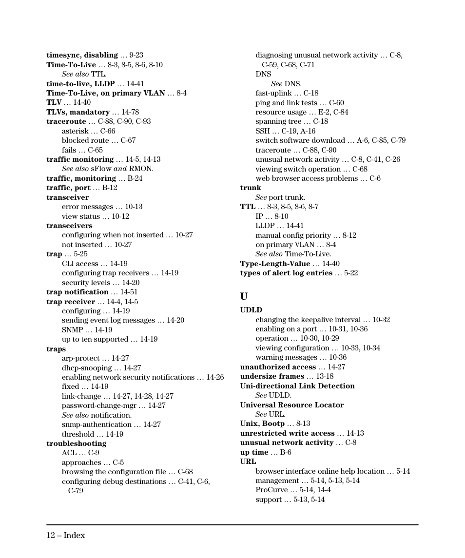 HP 2910AL User Manual | Page 614 / 618