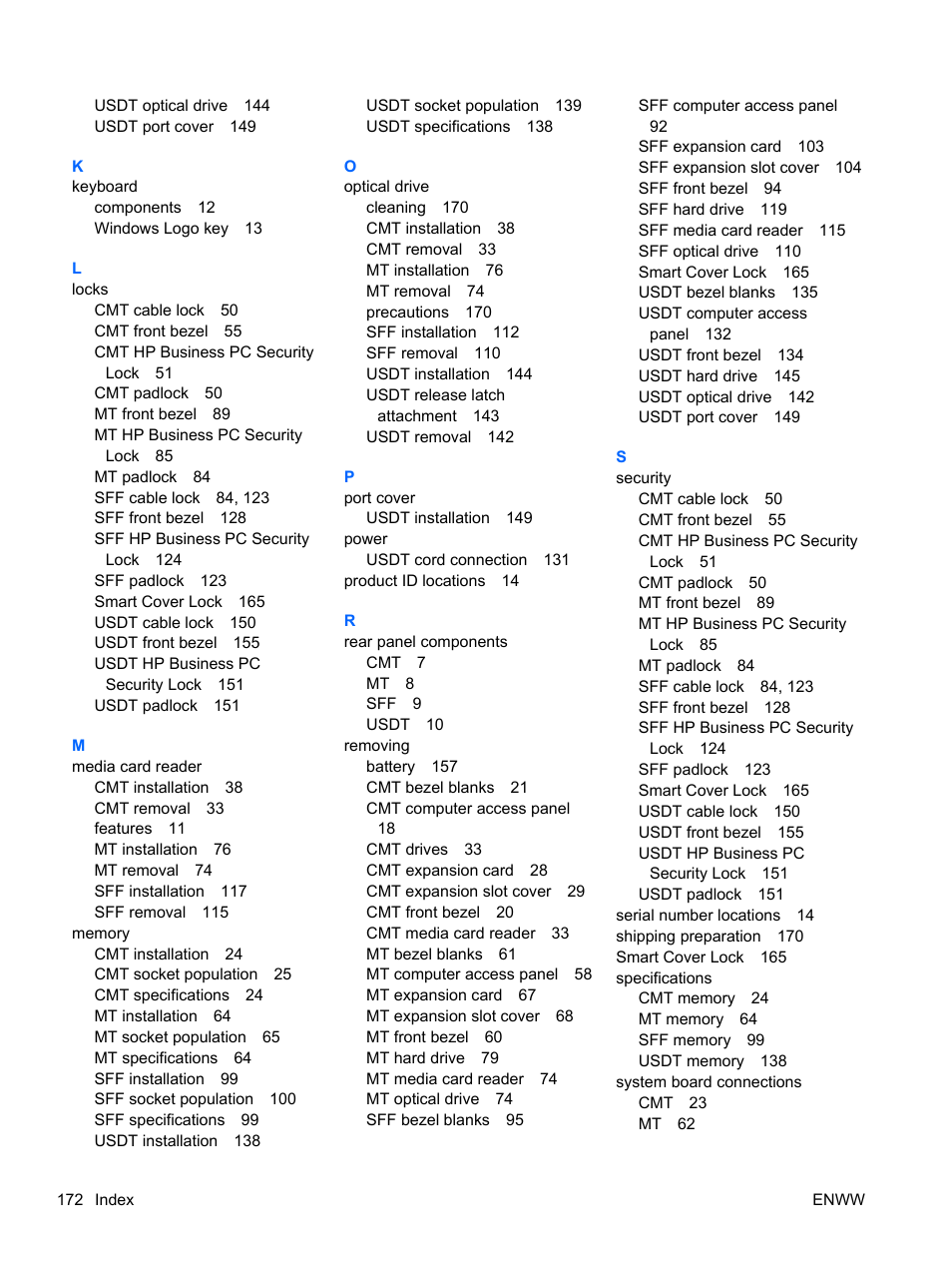HP 6200 User Manual | Page 180 / 181