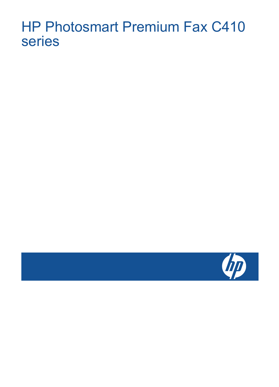 HP Photosmart Premium Fax C410 User Manual | 264 pages