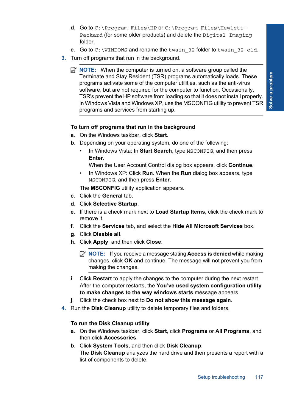 HP Photosmart Premium Fax C410 User Manual | Page 119 / 264