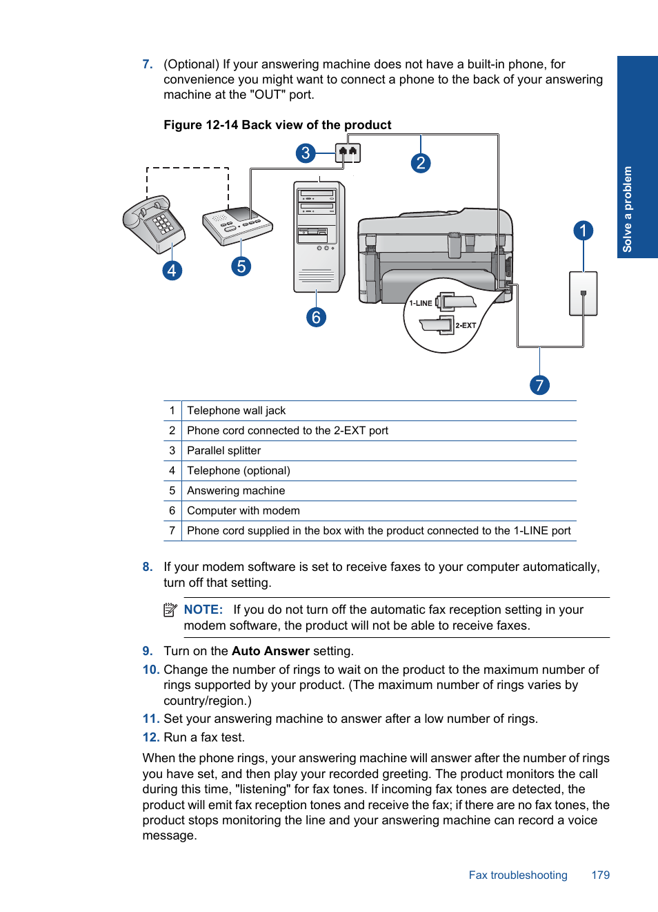 HP Photosmart Premium Fax C410 User Manual | Page 181 / 264