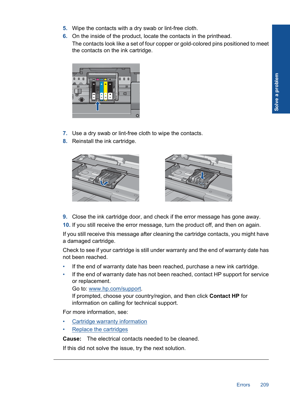 HP Photosmart Premium Fax C410 User Manual | Page 211 / 264