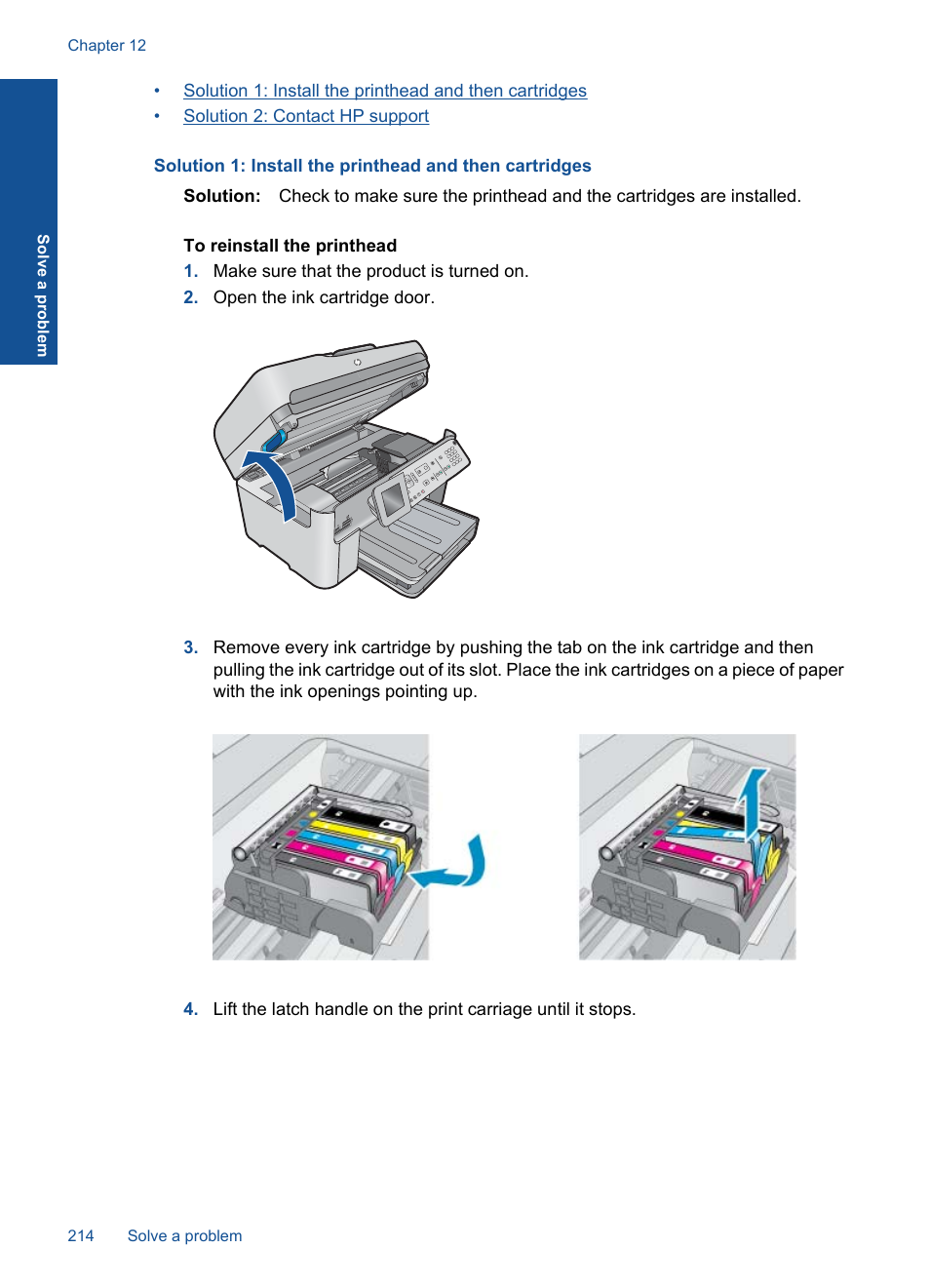 HP Photosmart Premium Fax C410 User Manual | Page 216 / 264