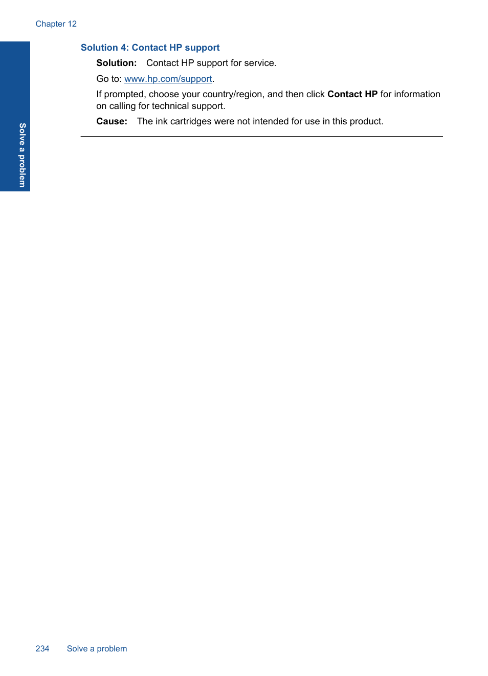 Solution 4: contact hp support | HP Photosmart Premium Fax C410 User Manual | Page 236 / 264