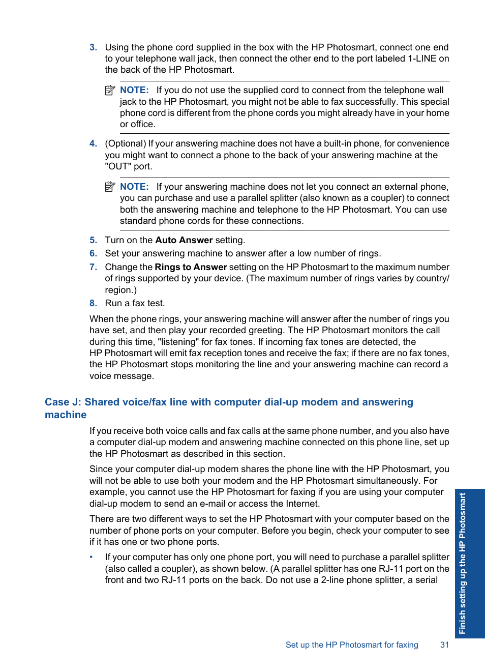 HP Photosmart Premium Fax C410 User Manual | Page 33 / 264