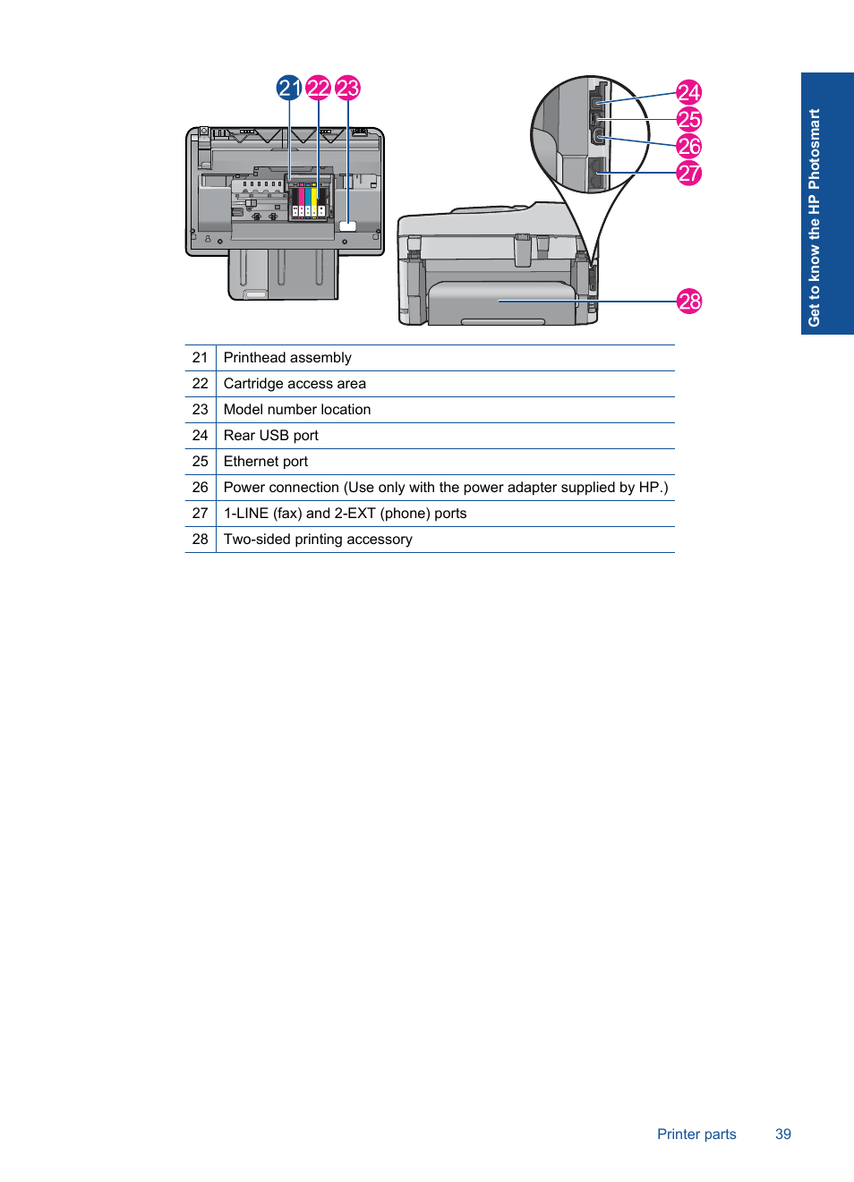 HP Photosmart Premium Fax C410 User Manual | Page 41 / 264