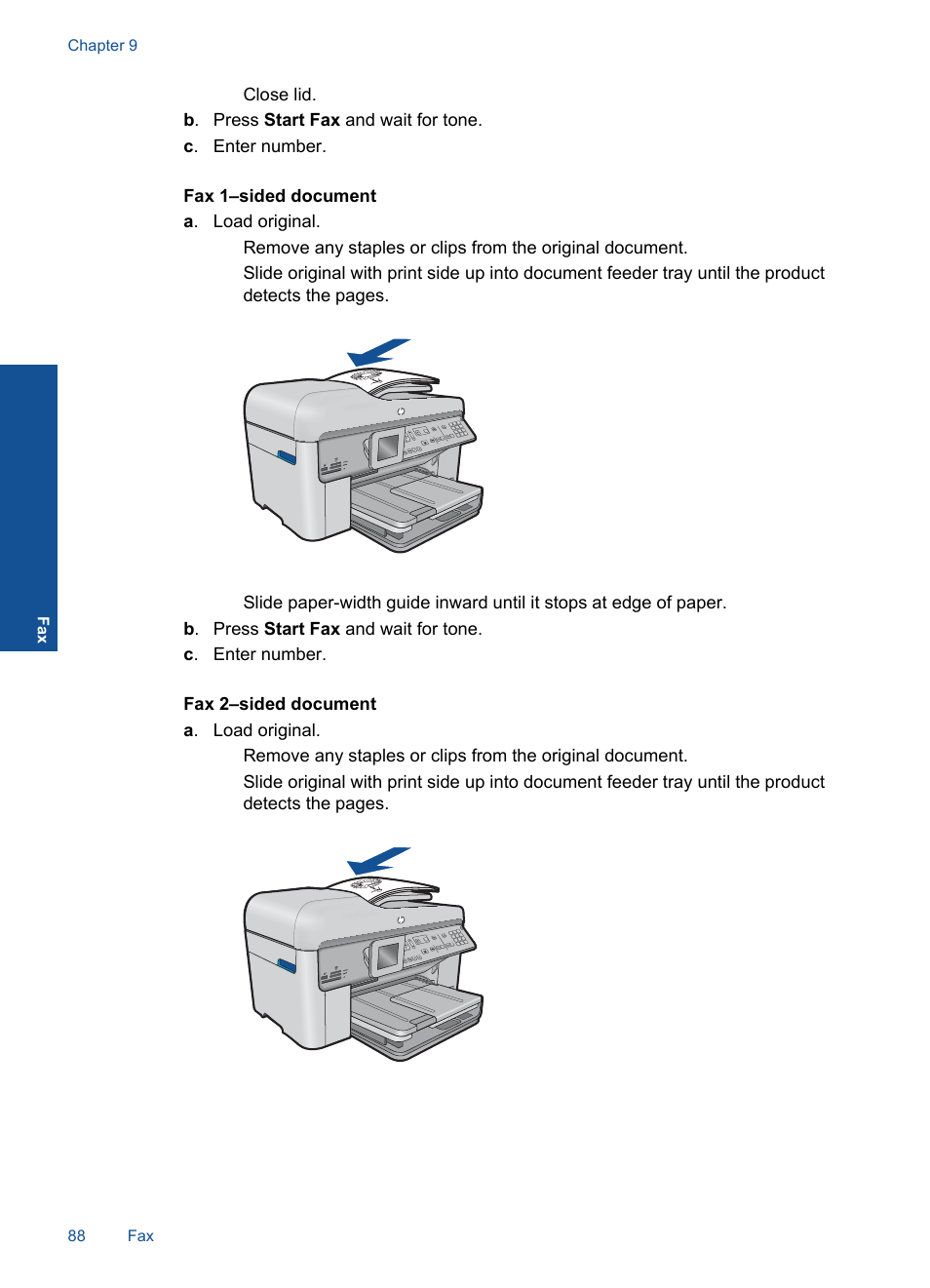 HP Photosmart Premium Fax C410 User Manual | Page 90 / 264