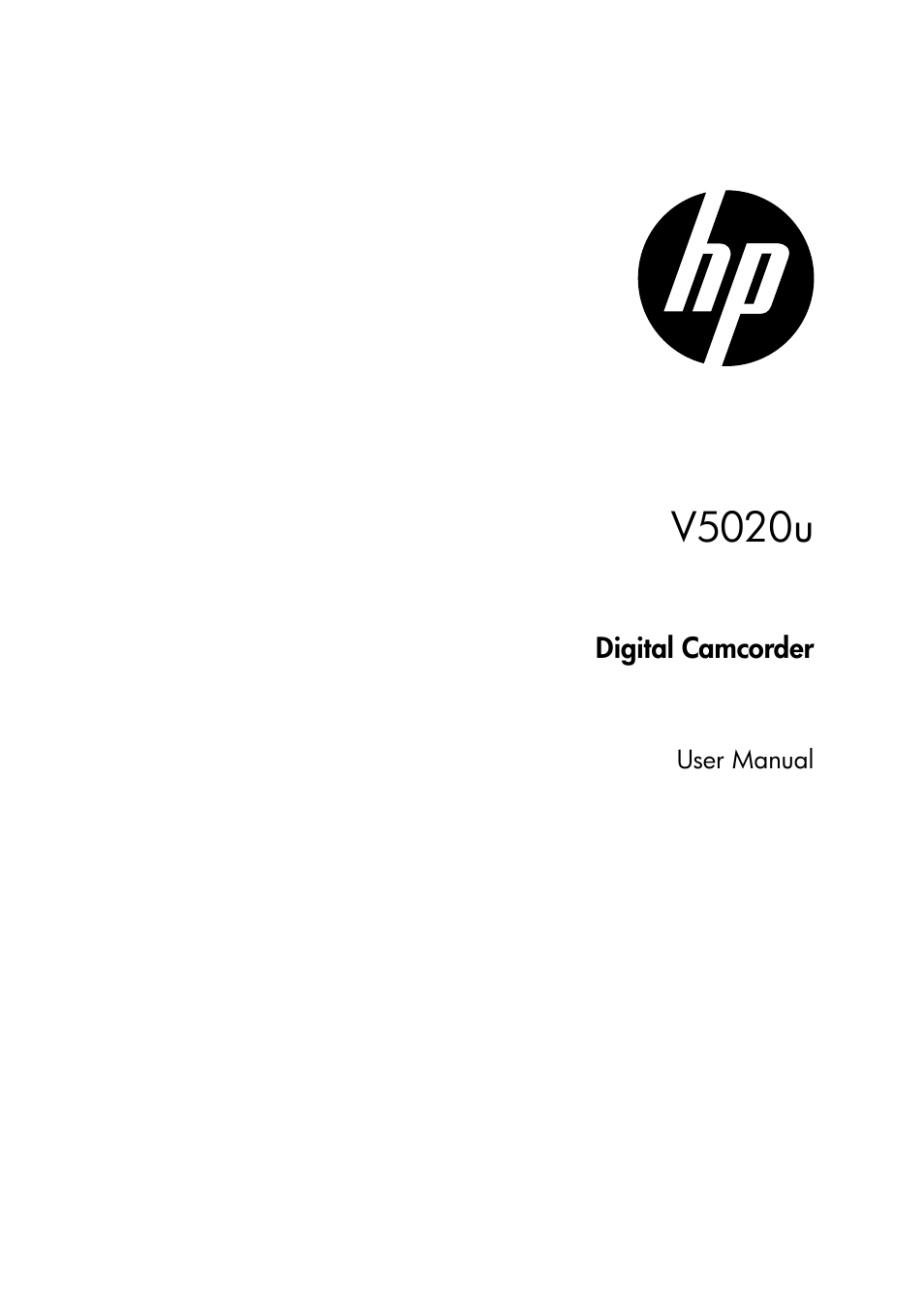 HP V5020U User Manual | 49 pages