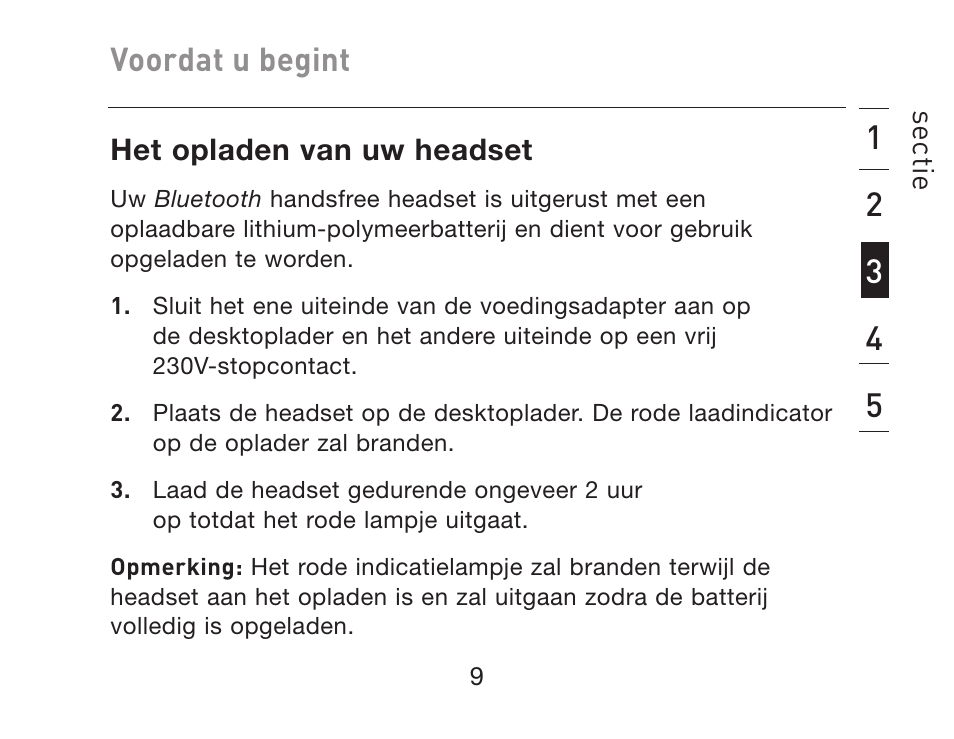 Voordat u begint | HP iPAQ Bluetooth Hands-Free Headset F8T061eaHP User Manual | Page 115 / 208