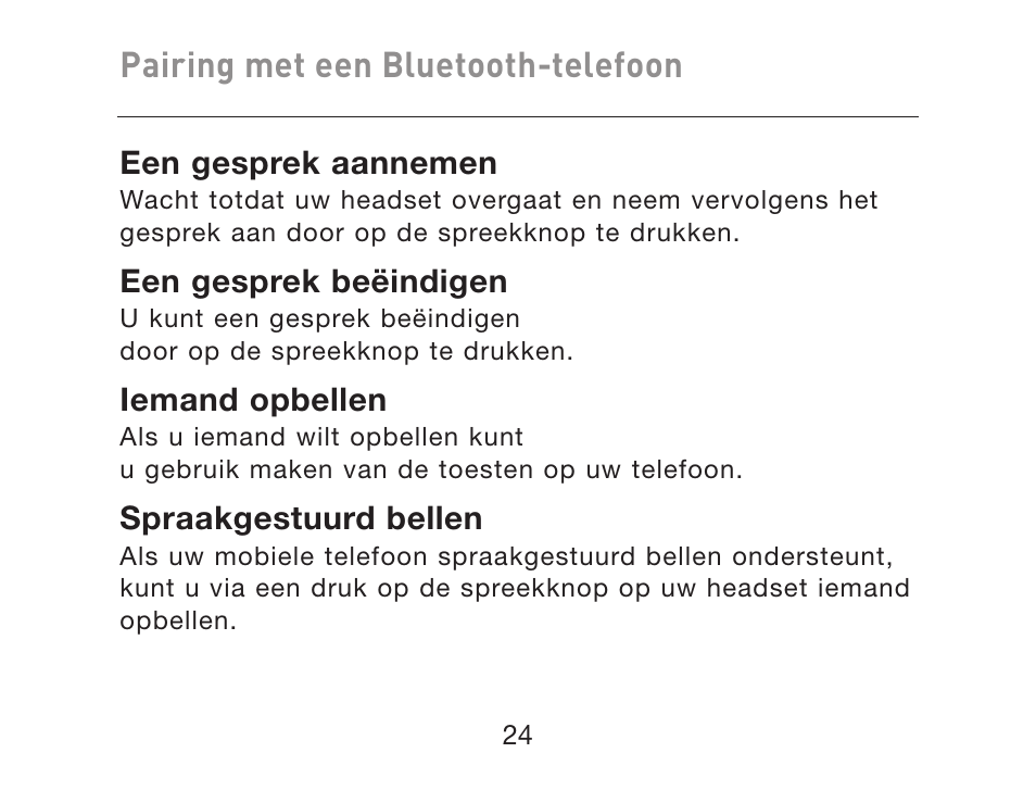 Pairing met een bluetooth-telefoon | HP iPAQ Bluetooth Hands-Free Headset F8T061eaHP User Manual | Page 130 / 208