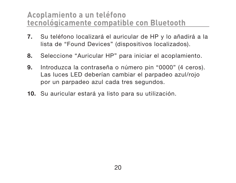 HP iPAQ Bluetooth Hands-Free Headset F8T061eaHP User Manual | Page 160 / 208