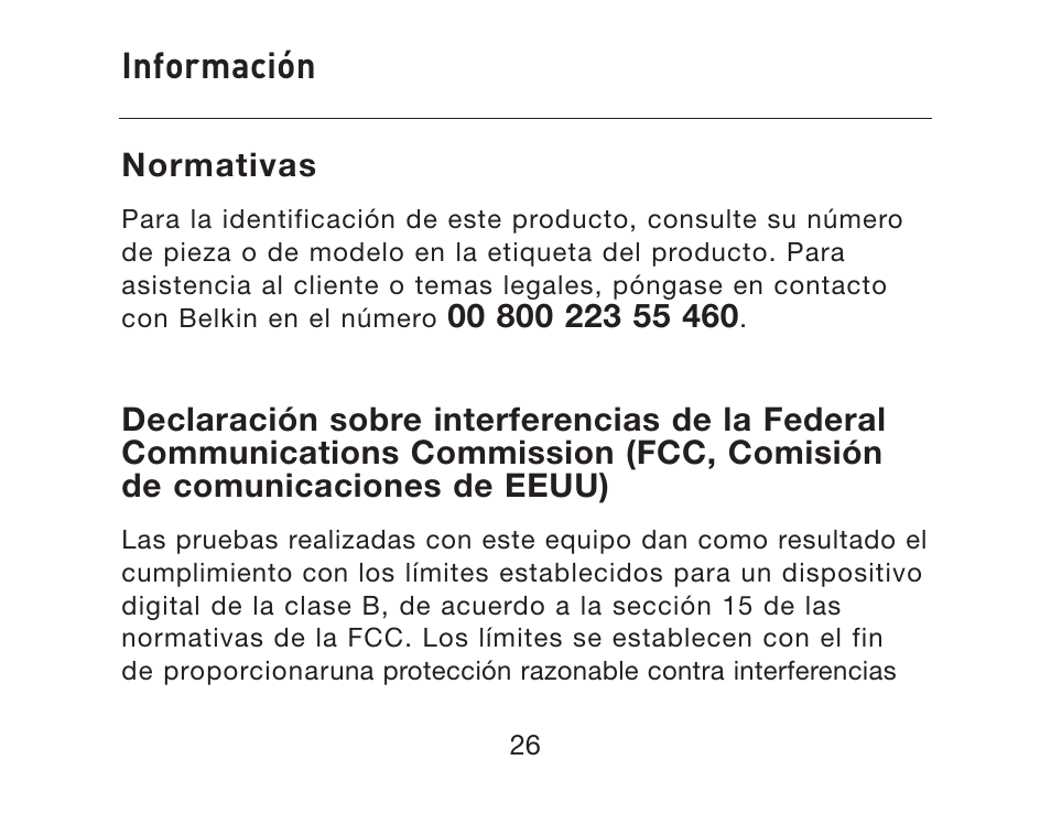 Información | HP iPAQ Bluetooth Hands-Free Headset F8T061eaHP User Manual | Page 166 / 208