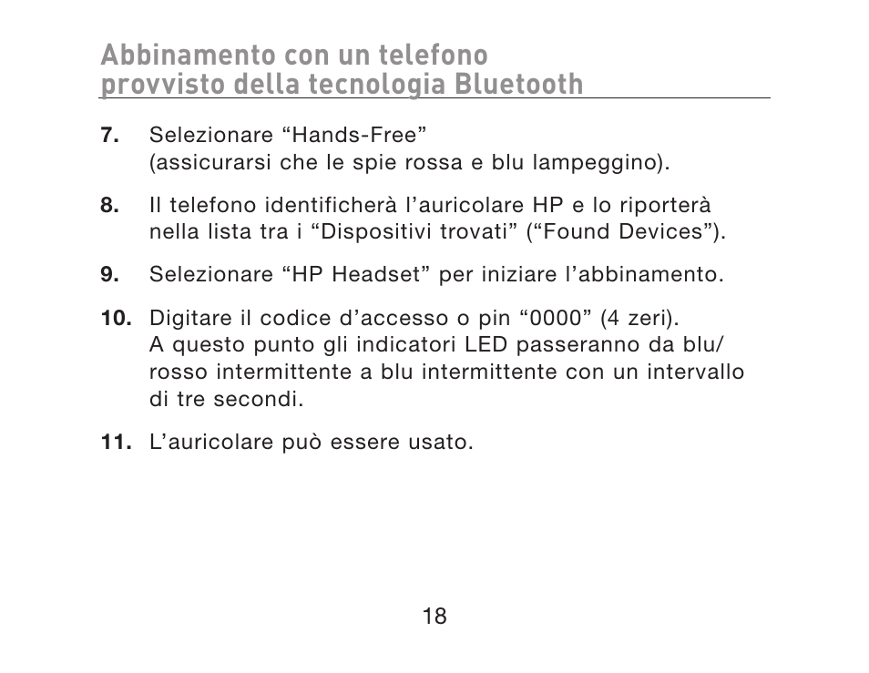 HP iPAQ Bluetooth Hands-Free Headset F8T061eaHP User Manual | Page 192 / 208