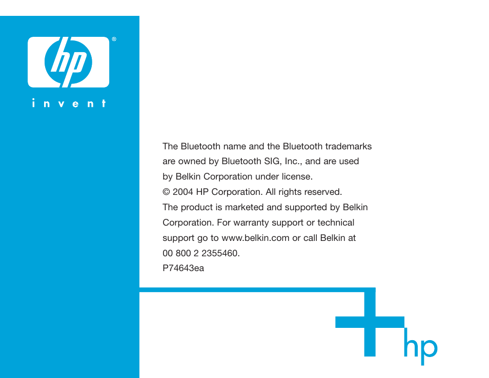 HP iPAQ Bluetooth Hands-Free Headset F8T061eaHP User Manual | Page 208 / 208