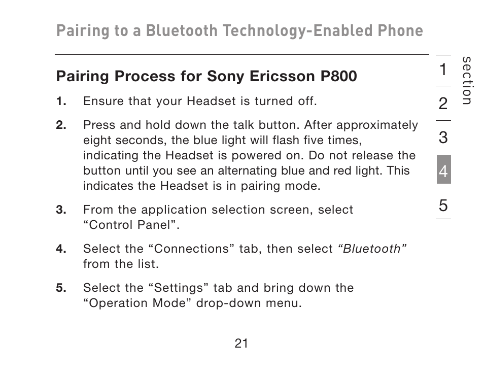 Pairing to a bluetooth technology-enabled phone | HP iPAQ Bluetooth Hands-Free Headset F8T061eaHP User Manual | Page 25 / 208