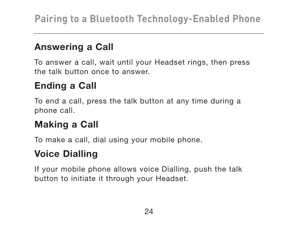 Pairing to a bluetooth technology-enabled phone | HP iPAQ Bluetooth Hands-Free Headset F8T061eaHP User Manual | Page 28 / 208