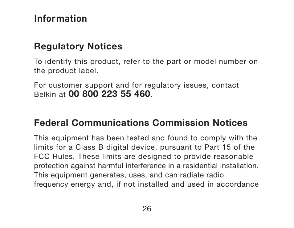 Information | HP iPAQ Bluetooth Hands-Free Headset F8T061eaHP User Manual | Page 30 / 208