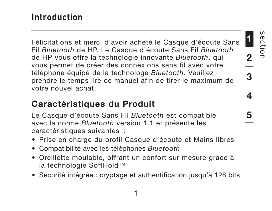 Introduction | HP iPAQ Bluetooth Hands-Free Headset F8T061eaHP User Manual | Page 39 / 208