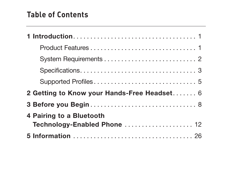 HP iPAQ Bluetooth Hands-Free Headset F8T061eaHP User Manual | Page 4 / 208