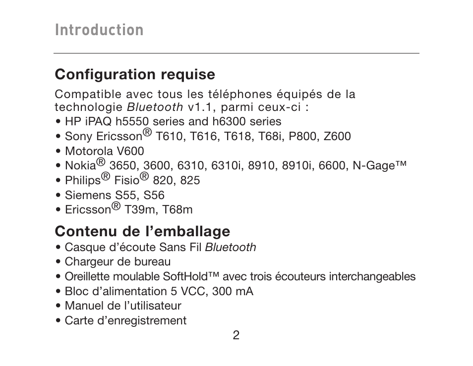 Introduction | HP iPAQ Bluetooth Hands-Free Headset F8T061eaHP User Manual | Page 40 / 208