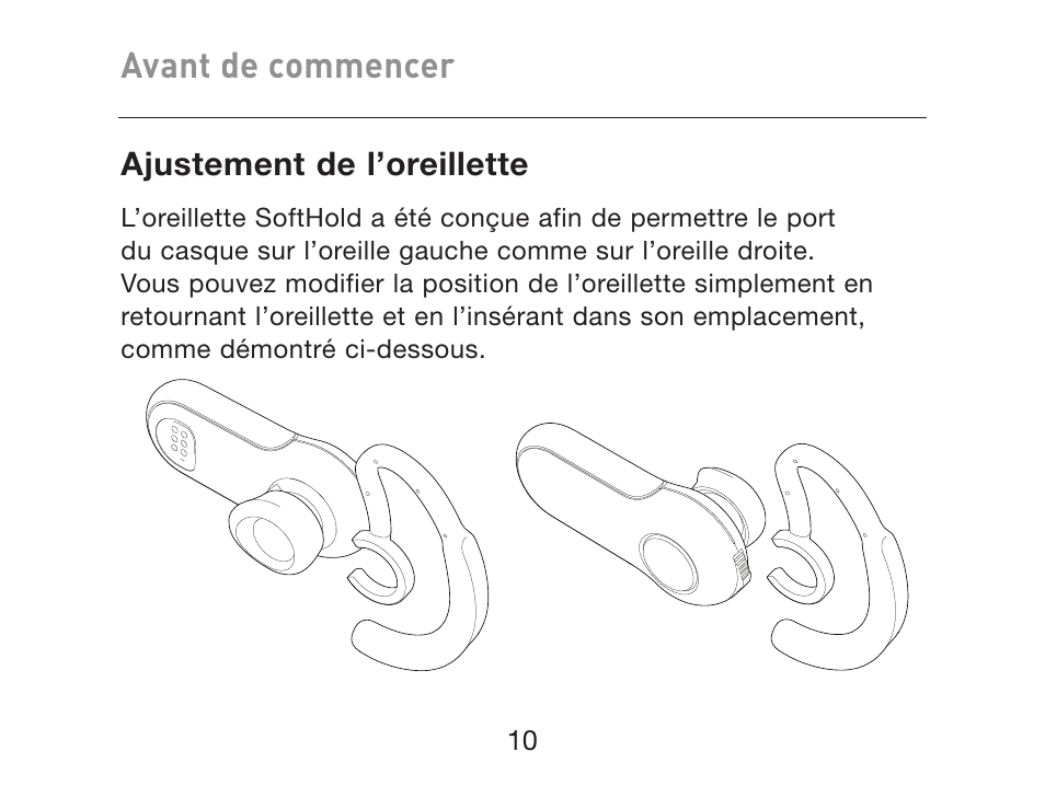 Avant de commencer | HP iPAQ Bluetooth Hands-Free Headset F8T061eaHP User Manual | Page 48 / 208