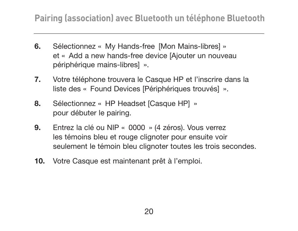 HP iPAQ Bluetooth Hands-Free Headset F8T061eaHP User Manual | Page 58 / 208