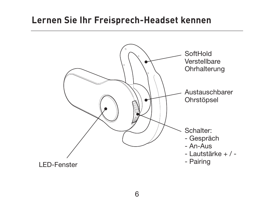 Lernen sie ihr freisprech-headset kennen | HP iPAQ Bluetooth Hands-Free Headset F8T061eaHP User Manual | Page 78 / 208