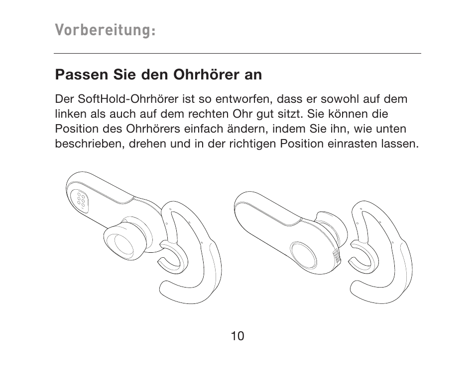 Vorbereitung | HP iPAQ Bluetooth Hands-Free Headset F8T061eaHP User Manual | Page 82 / 208