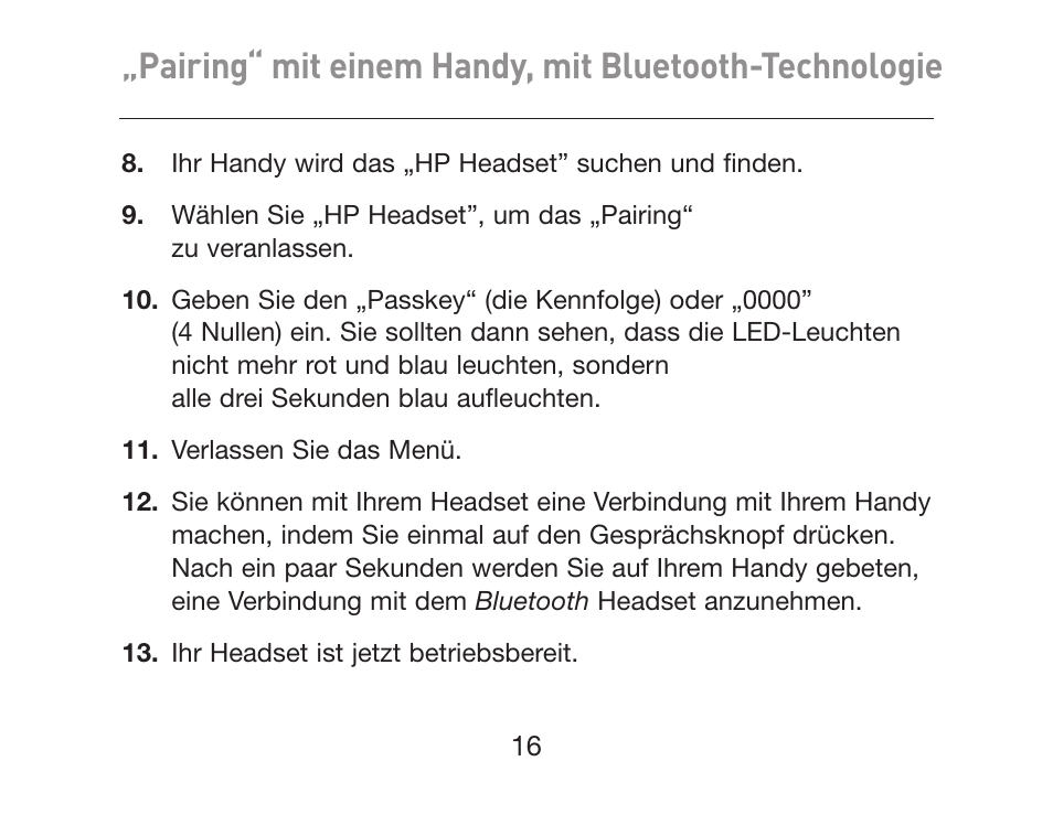 HP iPAQ Bluetooth Hands-Free Headset F8T061eaHP User Manual | Page 88 / 208