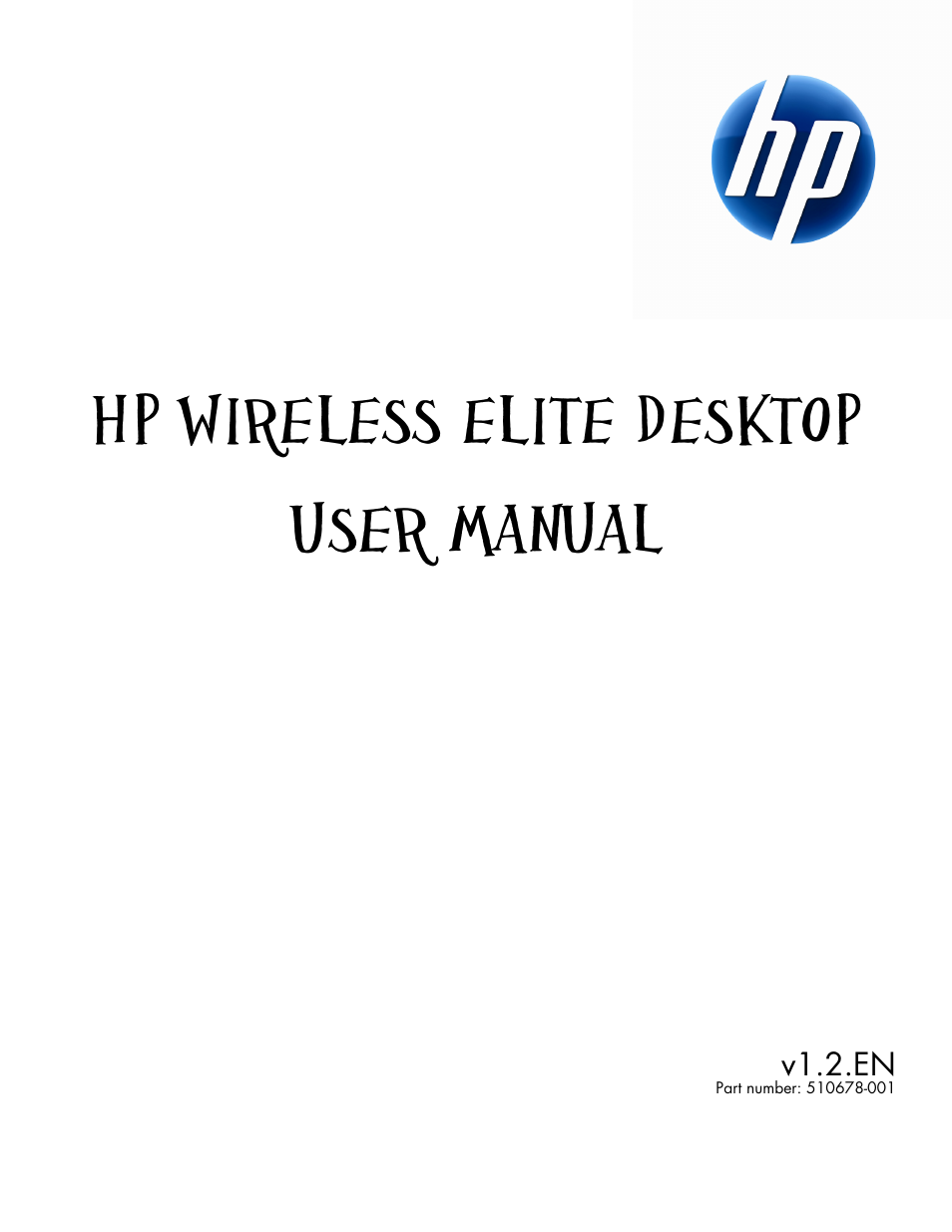 HP 510678-001 User Manual | 4 pages