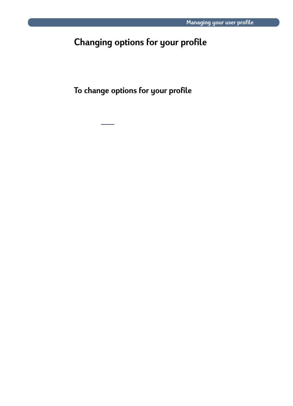 Changing options for your profile | HP 8100C User Manual | Page 14 / 78