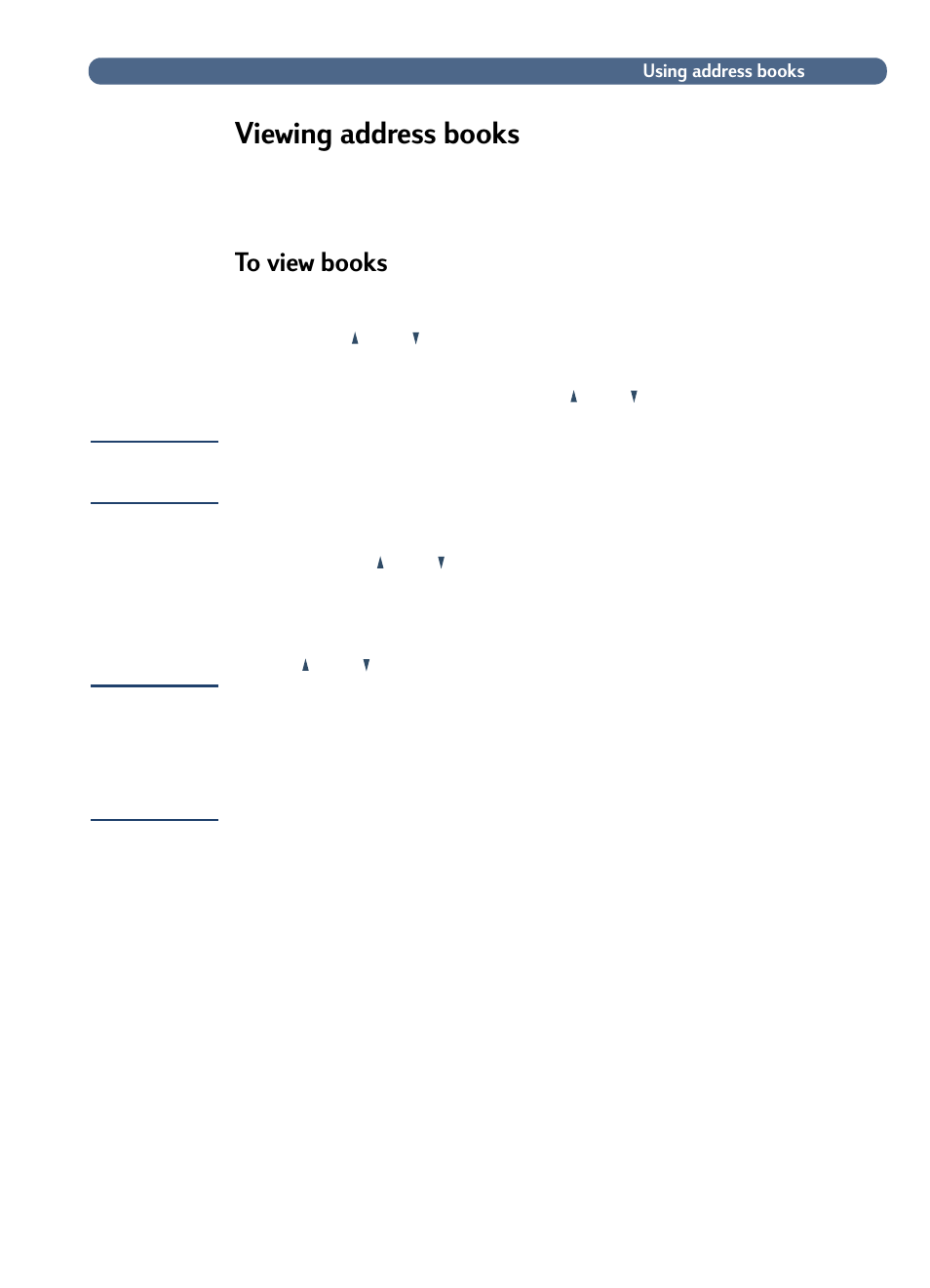 Viewing address books | HP 8100C User Manual | Page 34 / 78