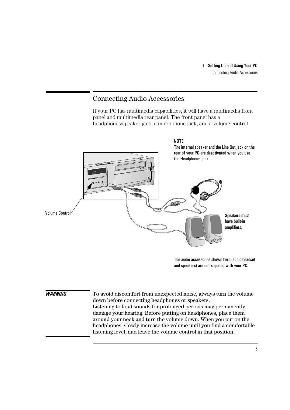 Connecting audio accessories | HP 6 User Manual | Page 17 / 112